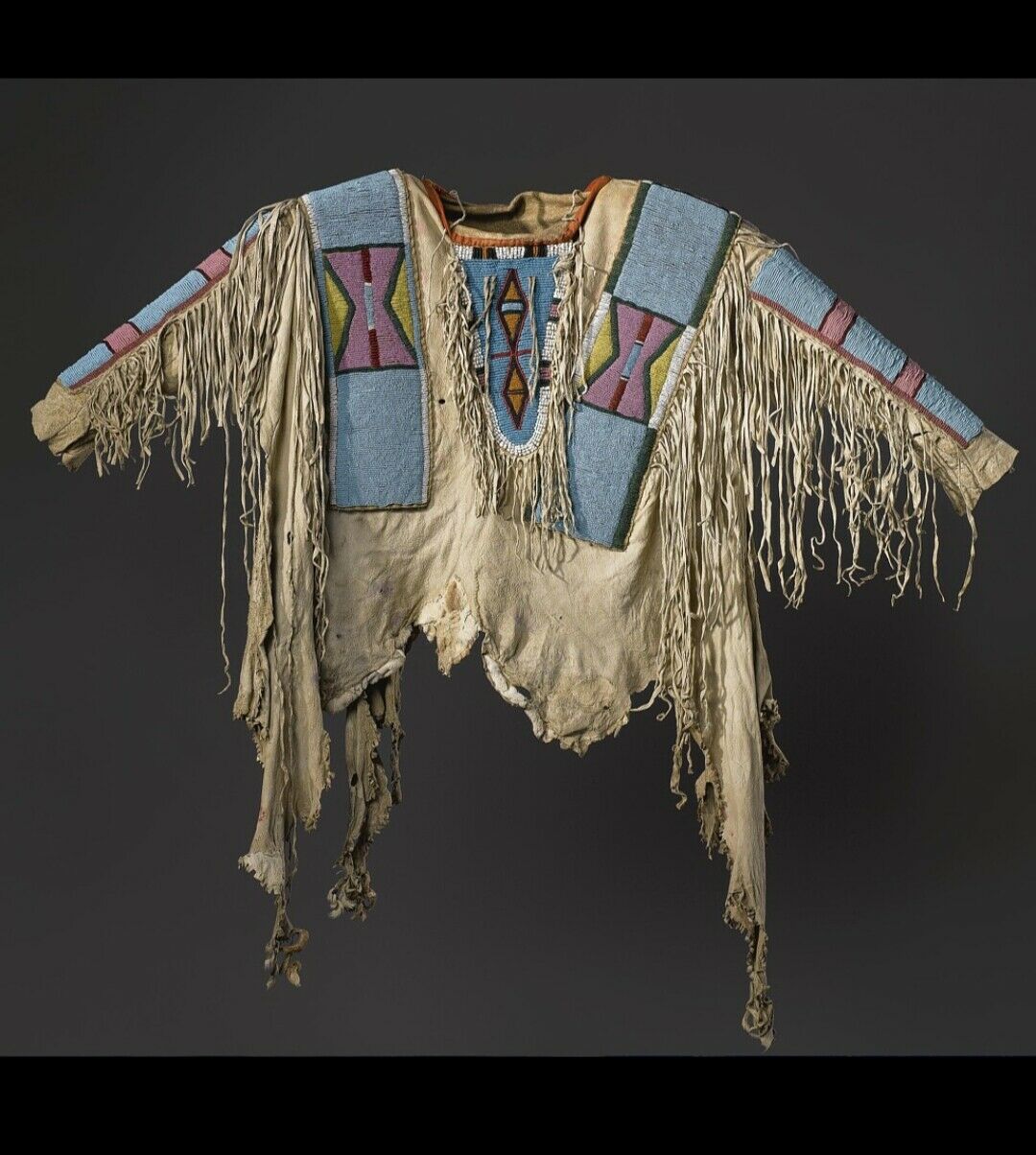 Native American Beaded War Shirt Powwow Regalia PWS160