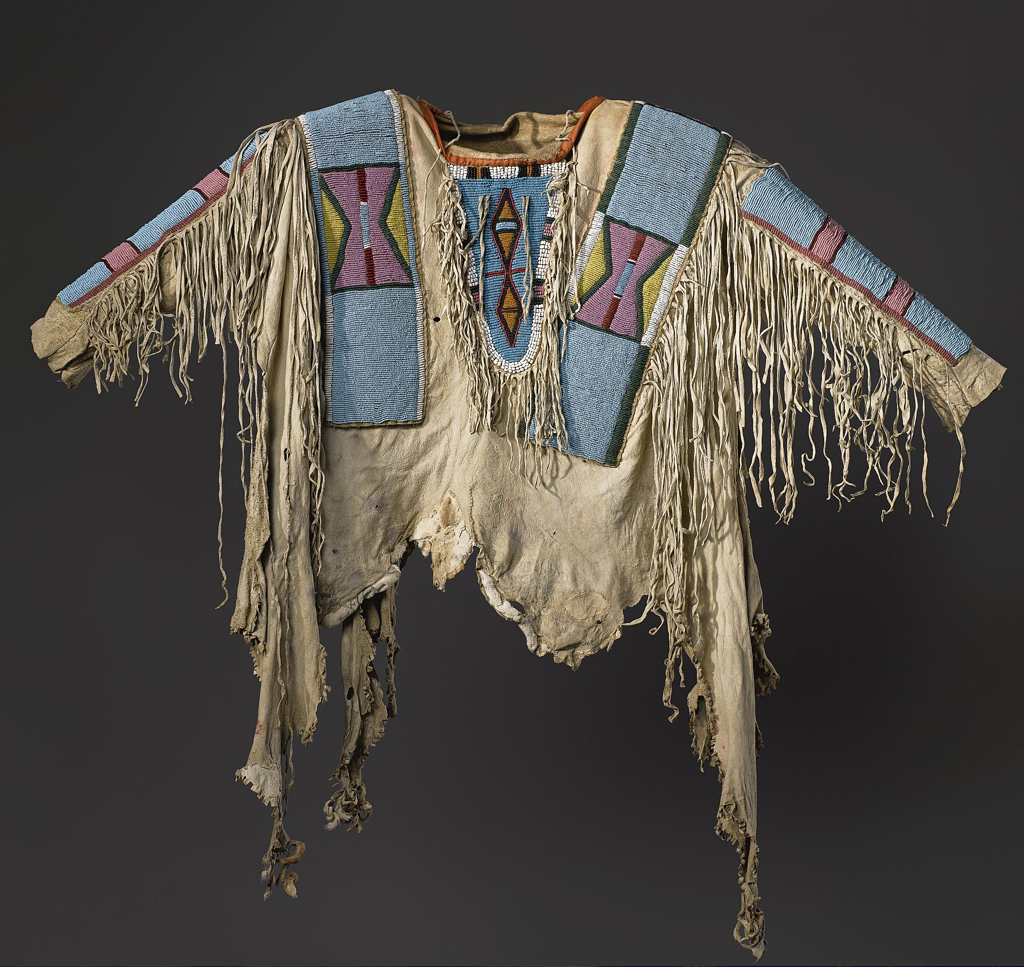 Native American Beaded War Shirt Powwow Regalia PWS160
