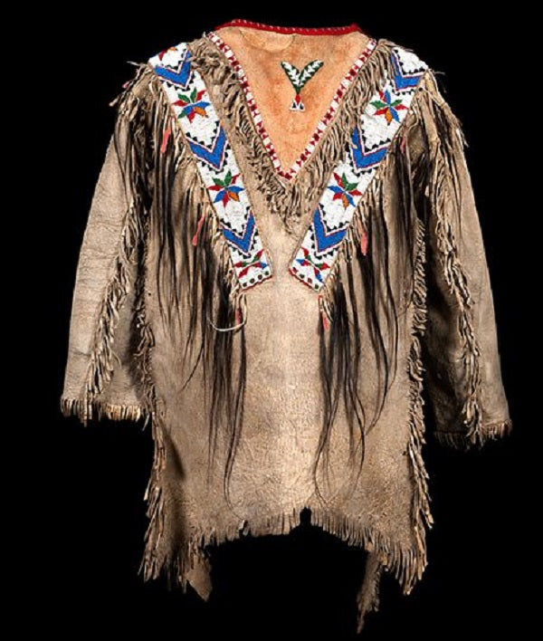 Native American Beaded War Shirt Powwow Regalia PWS165
