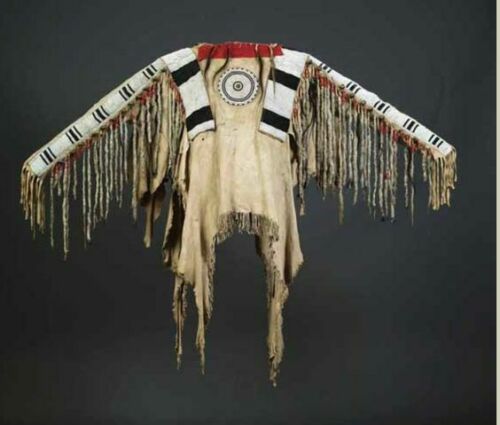 Native American Beaded War Shirt Powwow Regalia PWS169