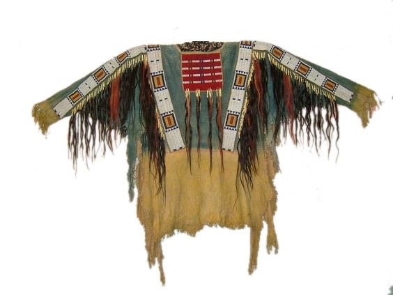 Native American Beaded War Shirt Powwow Regalia PWS288