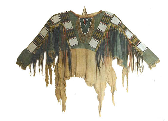 Native American Beaded War Shirt Powwow Regalia PWS289