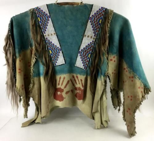 Native American Beaded War Shirt Powwow Regalia PWS296