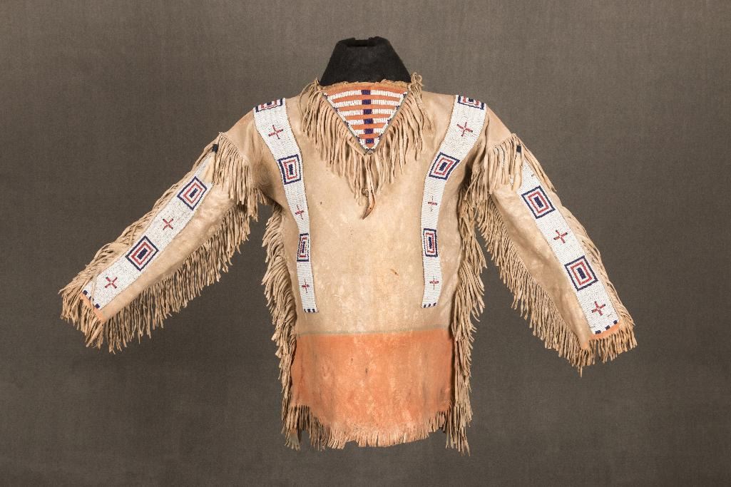 Native American Beaded War Shirt Powwow Regalia PWS49