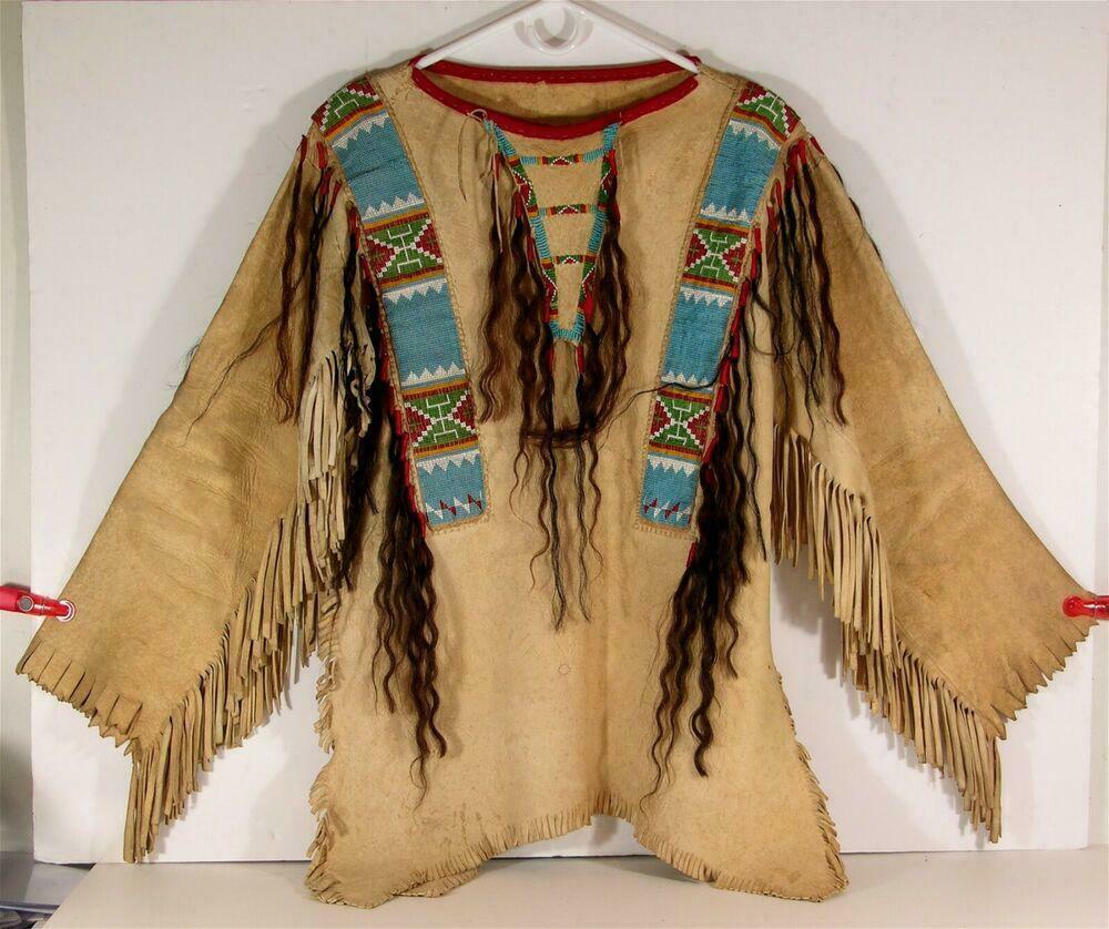 Native American Beaded War Shirt Powwow Regalia PWS651