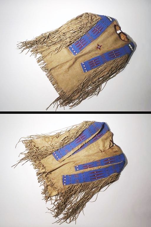 Native American Beaded War Shirt Powwow Regalia PWS671