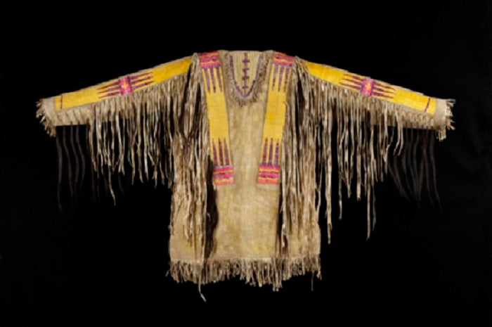 Native American Beaded War Shirt Powwow Regalia PWS694