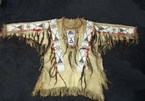 Native American Beaded War Shirt Powwow Regalia PWS825