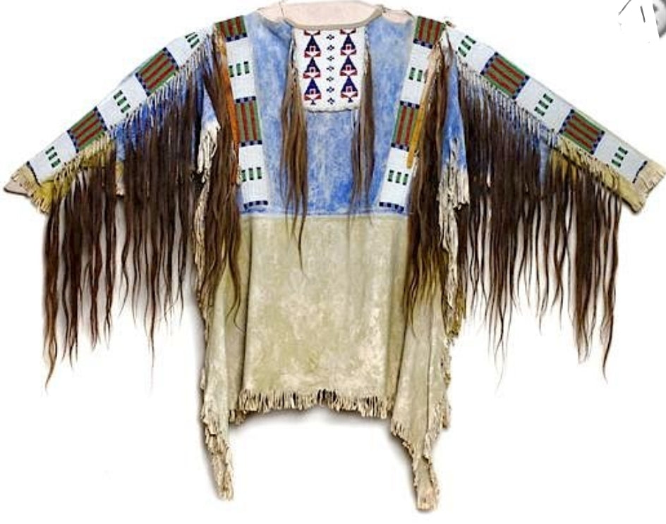 Native American Beaded War Shirt Powwow Regalia PWS829