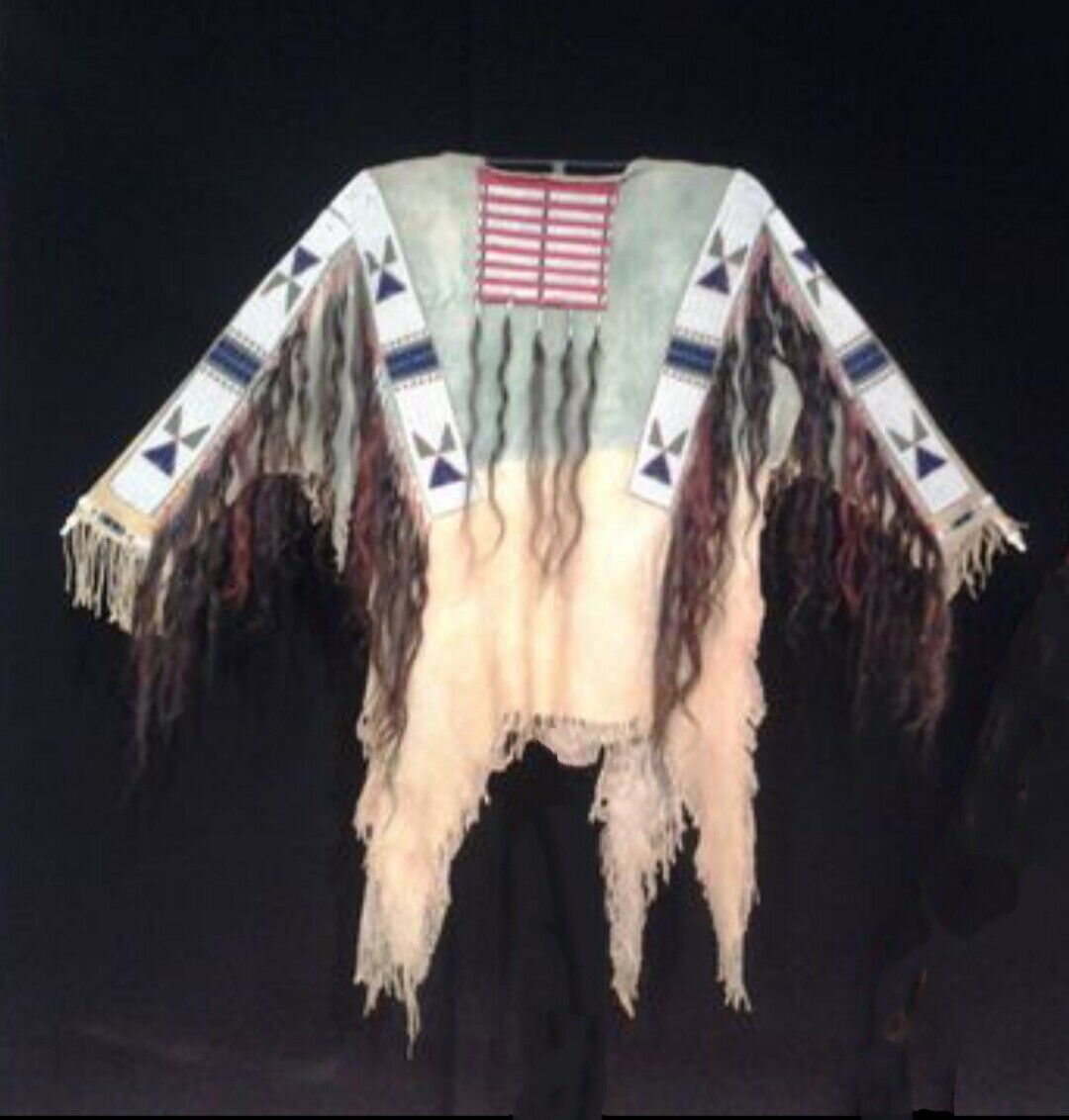 Native American Beaded War Shirt Powwow Regalia PWS845