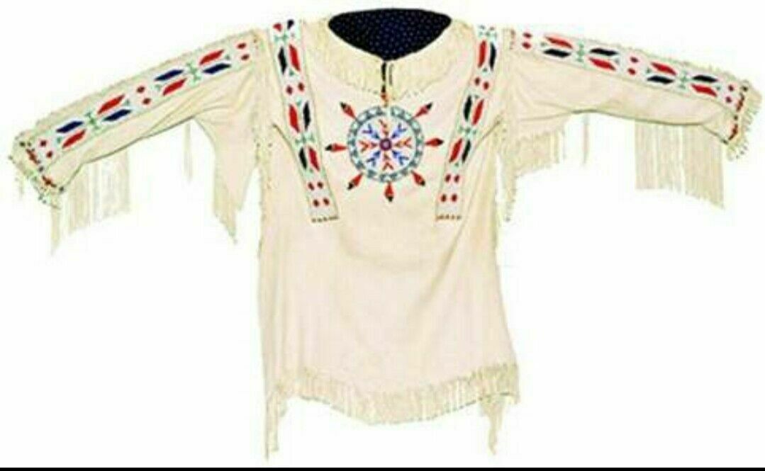 Native American Beaded War Shirt Powwow Regalia PWS893