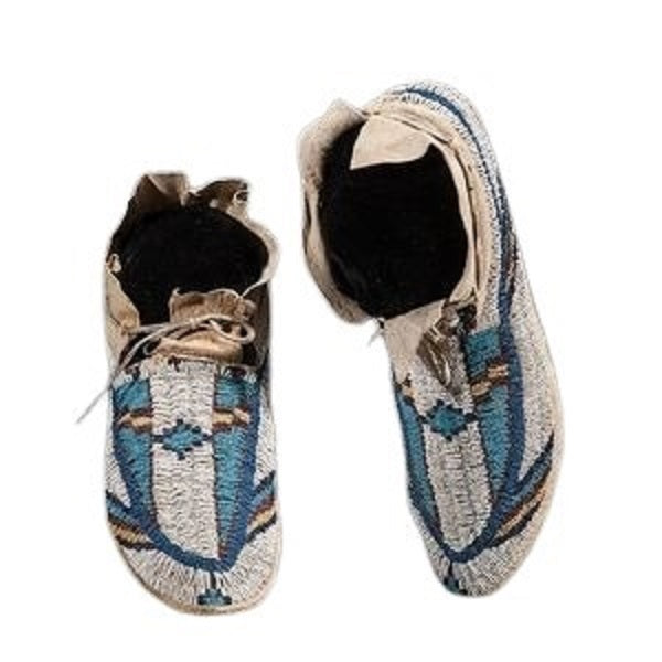 Native American Beaded Moccasin