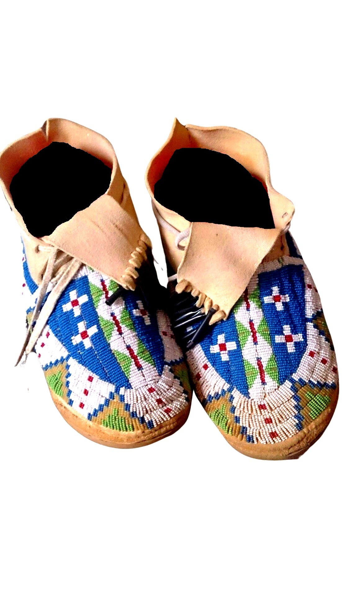 Native American Beaded Moccasin