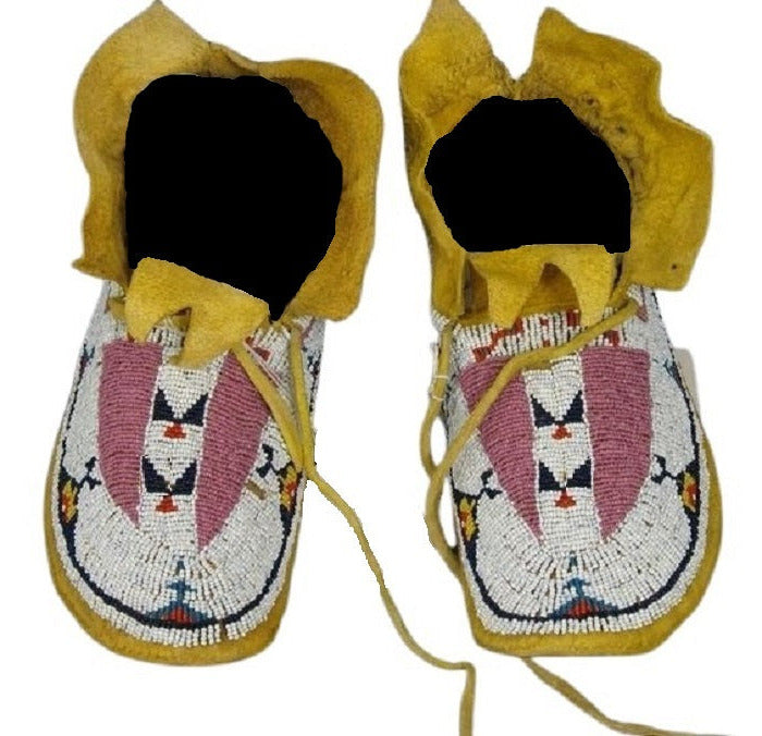 Native American Beaded Moccasin