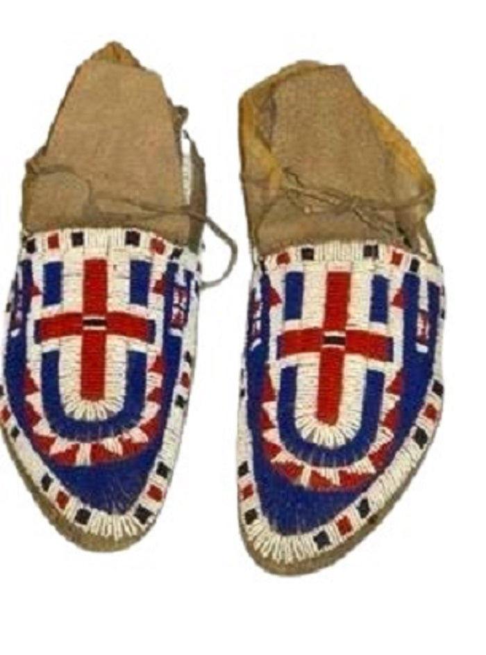 Native American Beaded Moccasin