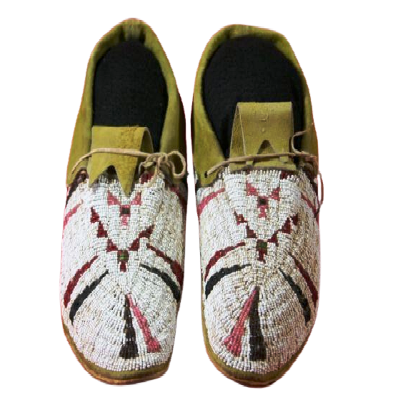 Native American Beaded Moccasin