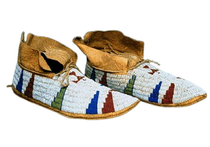 Native American Beaded Moccasin