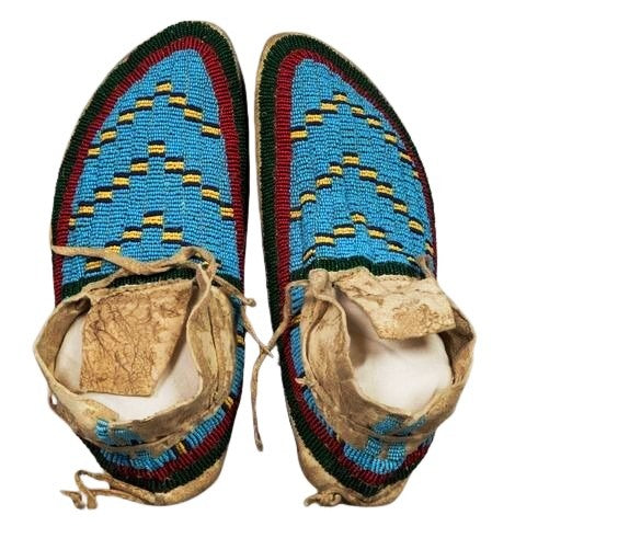 Native American Beaded Moccasin