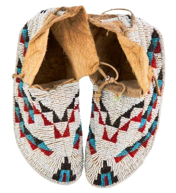 Native American Beaded Moccasin