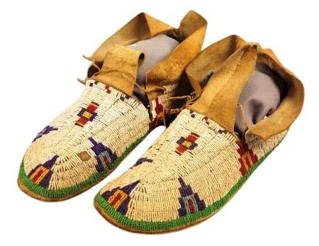 Native American Beaded Moccasin