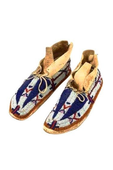 Native American Beaded Moccasin