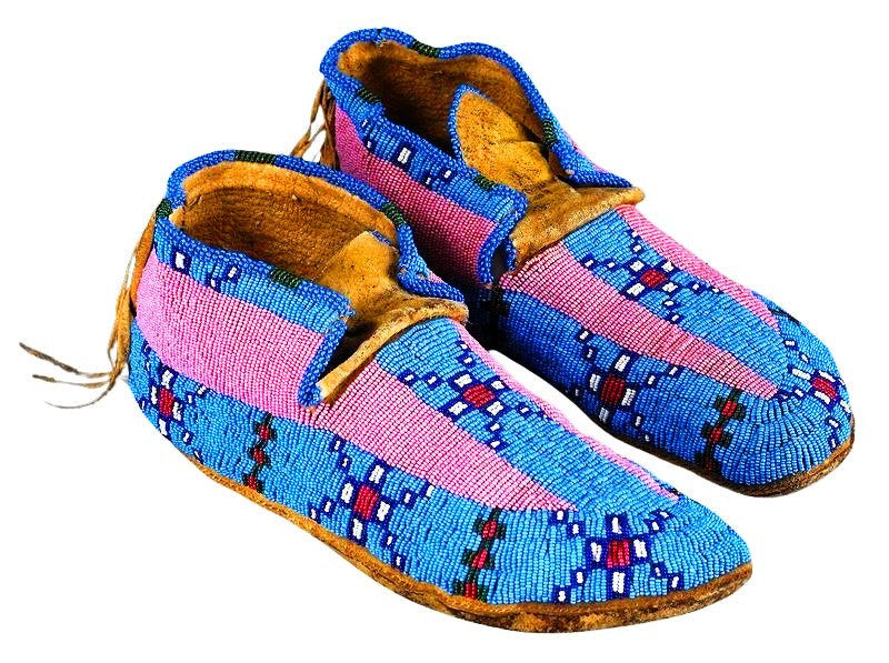 Native American Beaded Moccasin