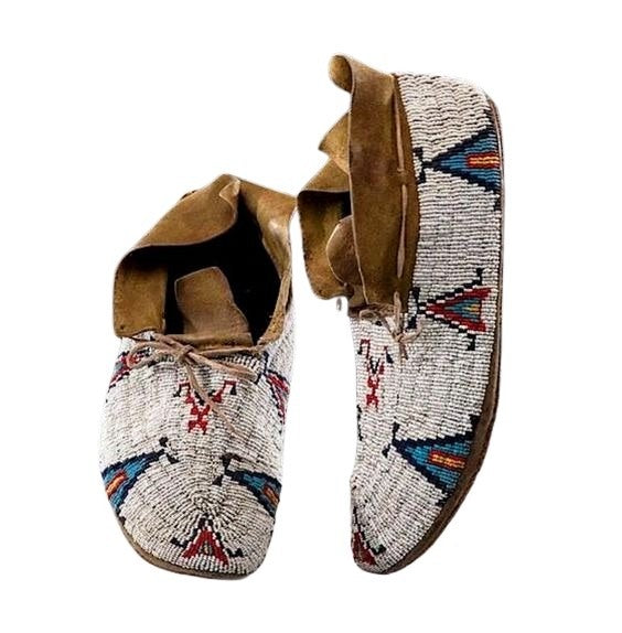 Native American Beaded Moccasin