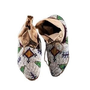 Native American Beaded Moccasin