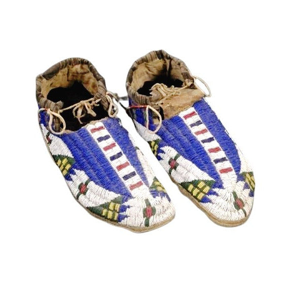 Native American Beaded Moccasin