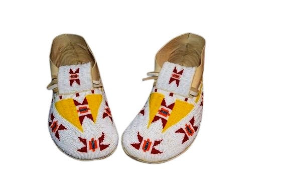 Native American Beaded Moccasin