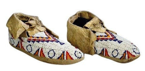 Native American Beaded Moccasin