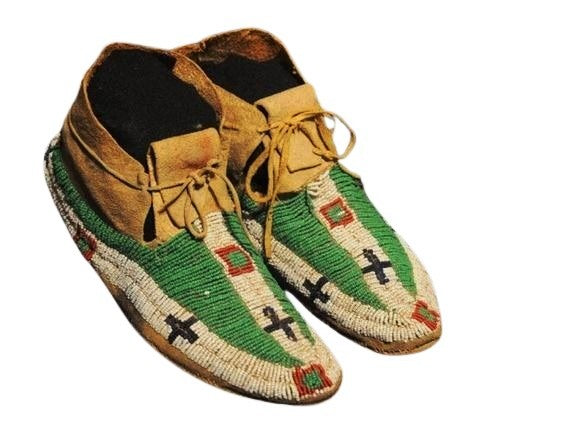 Native American Beaded Moccasin