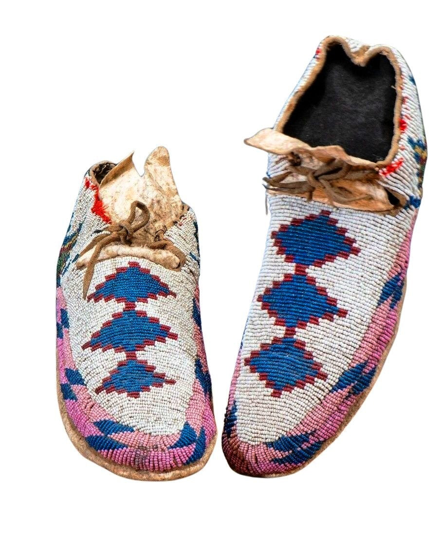 Native American Beaded Moccasin