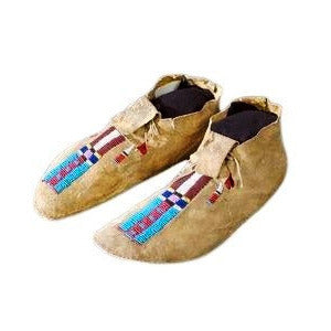 Native American Beaded Moccasin
