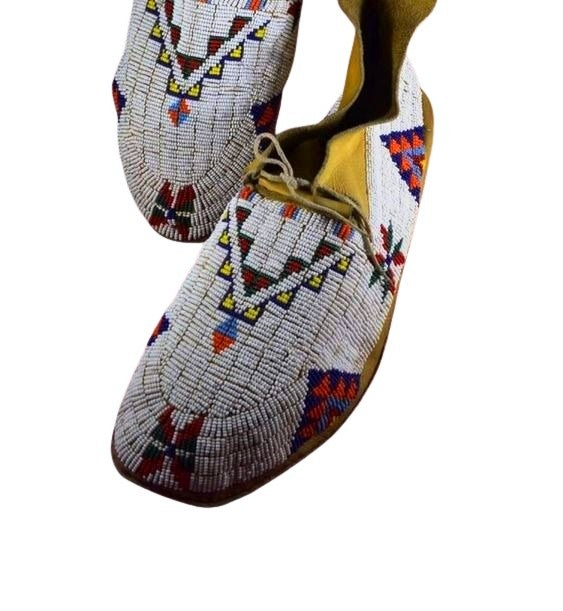 Native American Beaded Moccasin