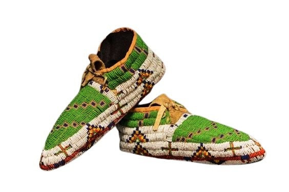 Native American Beaded Moccasin