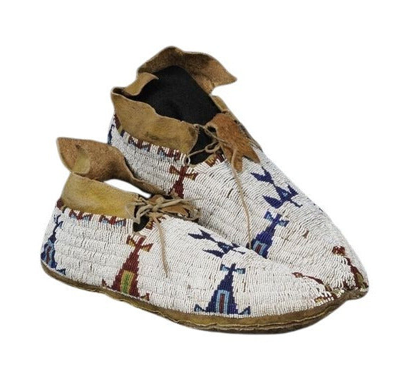 Native American Beaded Moccasin
