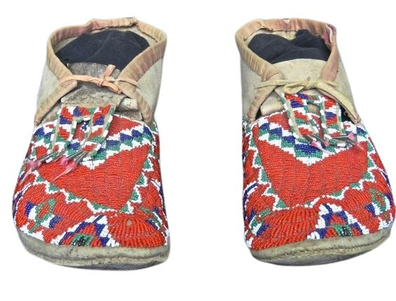 Native American Beaded Moccasin