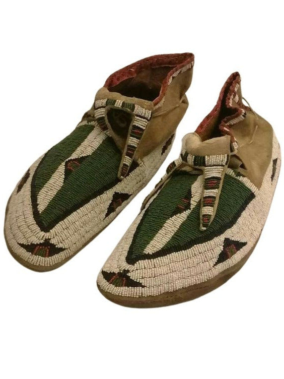 Native American Beaded Moccasin