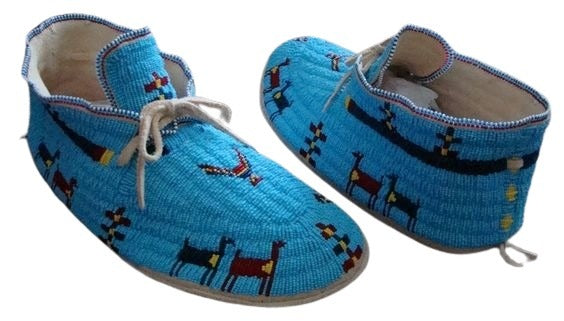 Native American Beaded Moccasin