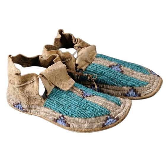 Native American Beaded Moccasin