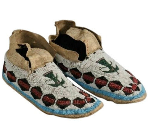 Native American Beaded Moccasin