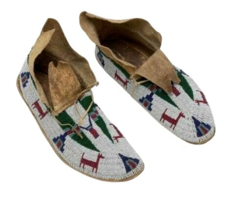 Native American Beaded Moccasin