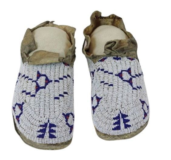 Native American Beaded Moccasin
