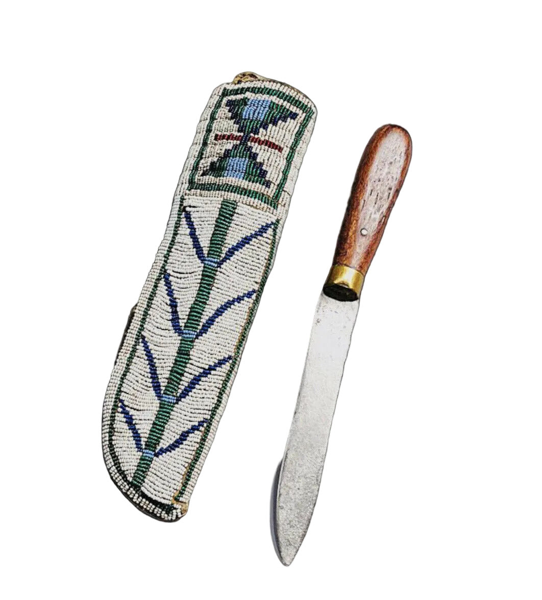 Knife sheath on a black background