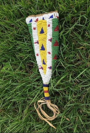 Native American Beaded Knife Sheath