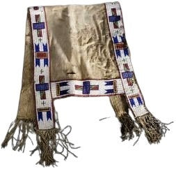 Handcrafted Native American Beaded Horse Regalia Saddle Blanket PWSD110