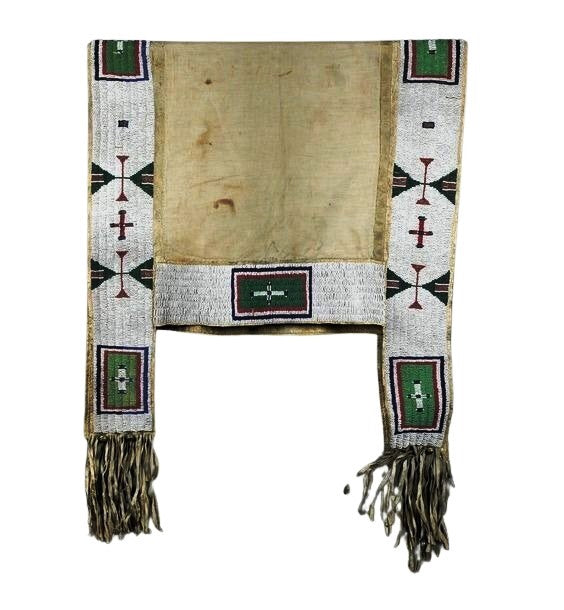 Handcrafted Native American Beaded Horse Regalia Saddle Blanket PWSD114