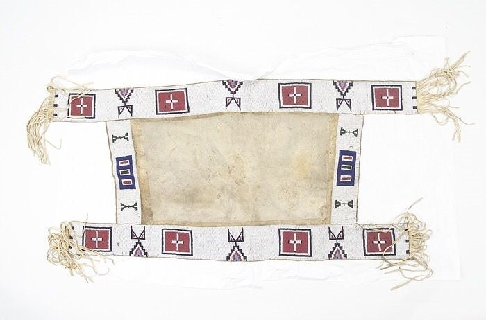 Native American Beaded Saddle Blanket