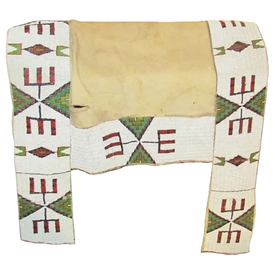 Native American Beaded Saddle Blanket